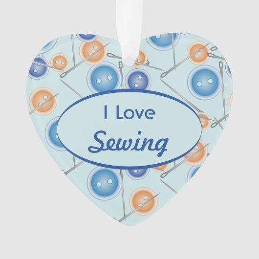Buttonnen en naaigarens waar ik van hou ornament (voorkant)