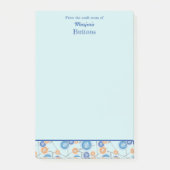 Buttonnen en naaigarnenaalden, op maat gesneden post-it® notes (Voorkant)