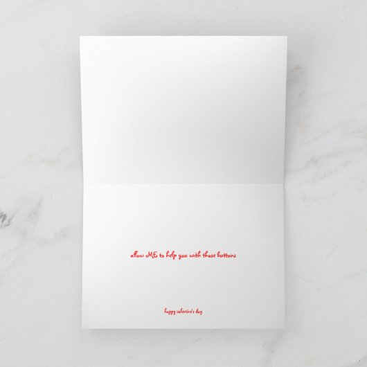 Buttonnen Feestdagen Kaart (Binnen)