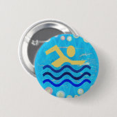 Buttonnen houden zich in de hete tijden aan ronde button 5,7 cm (Voorkant /achterkant)