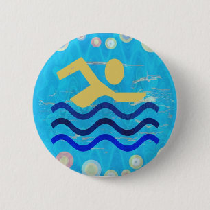 Buttonnen houden zich in de hete tijden aan ronde button 5,7 cm