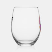 Buttonnen in een donut wijnglas zonder voet (Rechts)