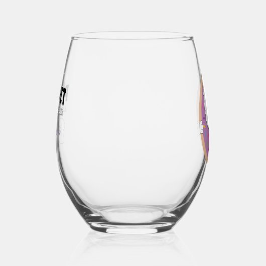 Buttonnen in een donut wijnglas zonder voet (Rechts)