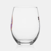 Buttonnen in een donut wijnglas zonder voet (Links)