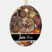 Buttonnen in hemelse Design en kleuren Keramisch Ornament (Rechts)