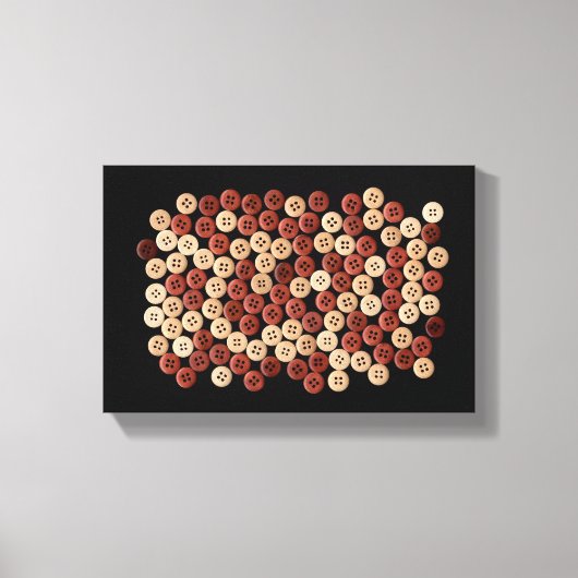 Buttonnen - Kunstfoto Canvas Afdruk (Voorkant)