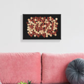 Buttonnen - Kunstfoto Canvas Afdruk (Insitu (Woonkamer))