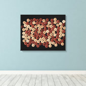 Buttonnen - Kunstfoto Canvas Afdruk (Insitu (Houten vloer))