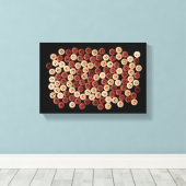 Buttonnen - Kunstfoto Canvas Afdruk (Insitu (Houten vloer))