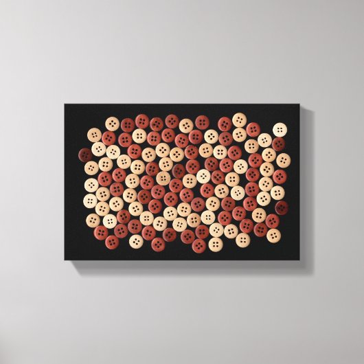 Buttonnen - Kunstfoto Canvas Afdruk (Voorkant)