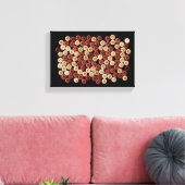 Buttonnen - Kunstfoto Canvas Afdruk (Insitu (Woonkamer))