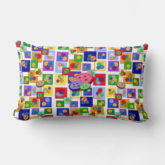 Buttonnen Kussen (Voorkant)