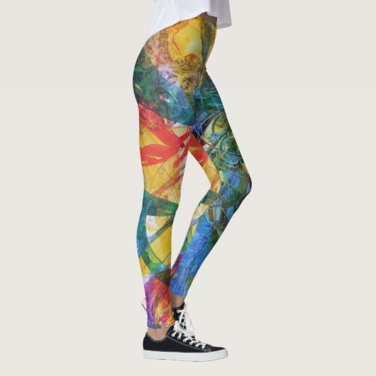 Buttonnen Leggings (Rechts)