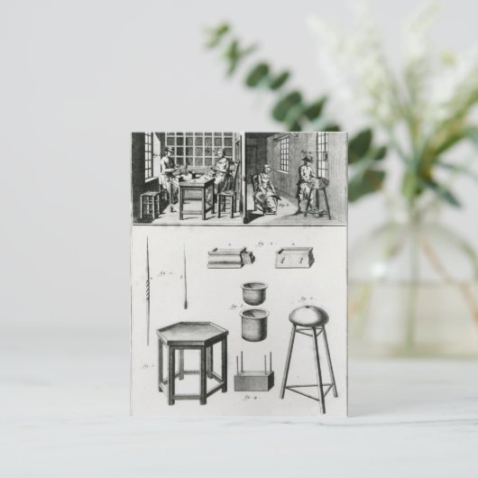 Buttonnen maken en maken briefkaart (Staand voorkant)