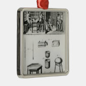 Buttonnen maken en maken metalen ornament (Rechts)