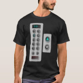 Buttonnen Mechanische afsluiter 1 T-shirt (Voorkant)
