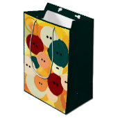 Buttonnen Medium Cadeauzakje (Voorkant Gekanteld)