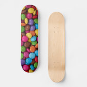 Buttonnen met kleurrijke chocolade persoonlijk skateboard (Voorkant)
