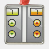 Buttonnen Metalen Ornament (Voorkant)