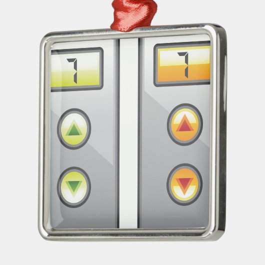 Buttonnen Metalen Ornament (Links)