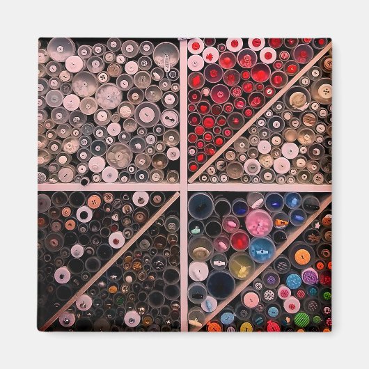 Buttonnen, op de markt van Durham Magneet (Voorkant)