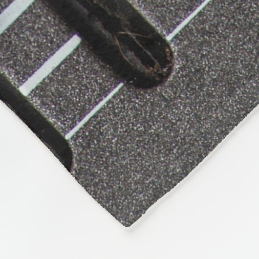 Buttonnen op een geluidsmixer in een opnamestudio. fleece deken (Hoek)