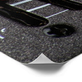 Buttonnen op een geluidsmixer in een opnamestudio. poster (Hoek)