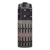 Buttonnen op een geluidsmixer in een opnamestudio. thermosbeker (Voorkant)