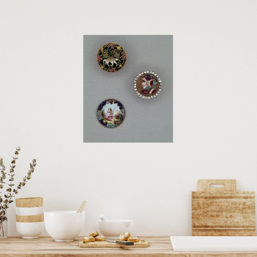 Buttonnen Poster (Keuken)