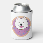 Buttonnen Samoyed Blikjeskoeler (Blikje Voorkant)