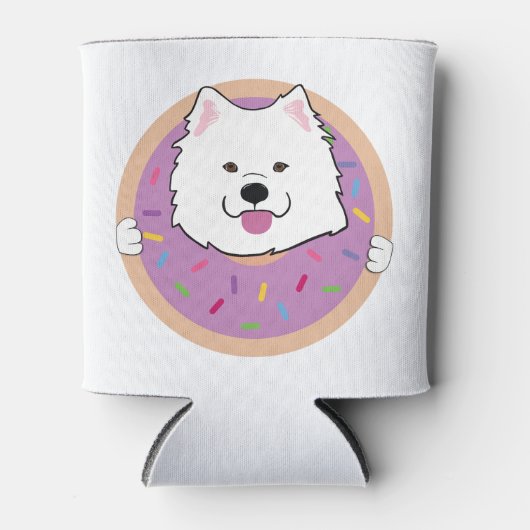 Buttonnen Samoyed Blikjeskoeler (Voorkant)