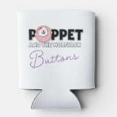 Buttonnen Samoyed Blikjeskoeler (Achterkant)