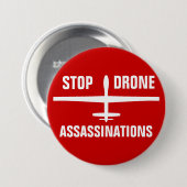 Buttonnen stoppen met drinken ronde button 7,6 cm (Voorkant /achterkant)