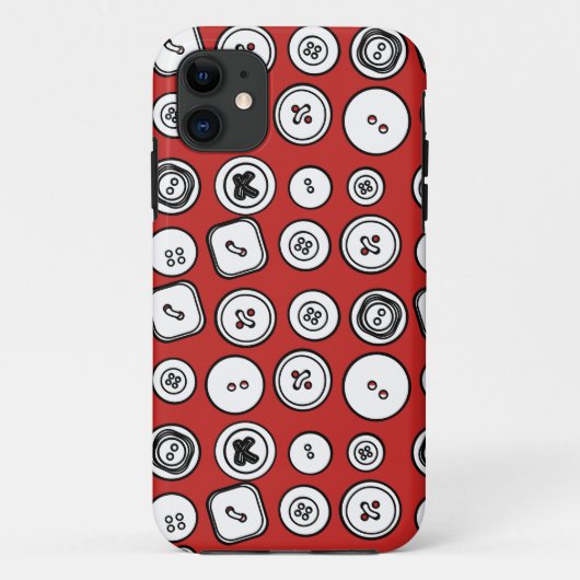 Buttonnen Telefoondraagtas Case-Mate iPhone Case (Achterkant)