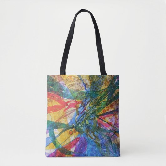 Buttonnen Tote Bag (Voorkant)