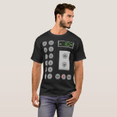 Buttonnen van de lift Funny Elevator T-shirt (Voorkant volledig)