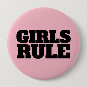 Buttonnen VAN DE REGEL VAN MEISJES Ronde Button 4,0 Cm