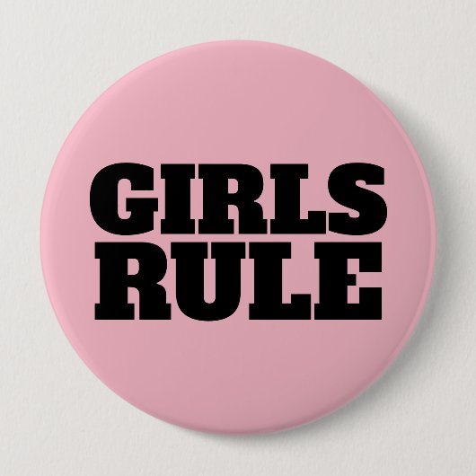 Buttonnen VAN DE REGEL VAN MEISJES Ronde Button 4,0 Cm (Voorkant)