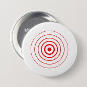 Buttonnen van het Epicentrum van de Aardbeving - S Ronde Button 7,6 Cm (Voorkant /achterkant)