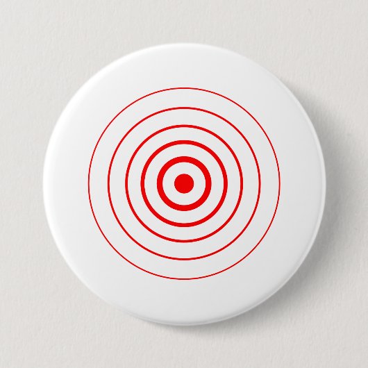 Buttonnen van het Epicentrum van de Aardbeving - S Ronde Button 7,6 Cm (Voorkant)