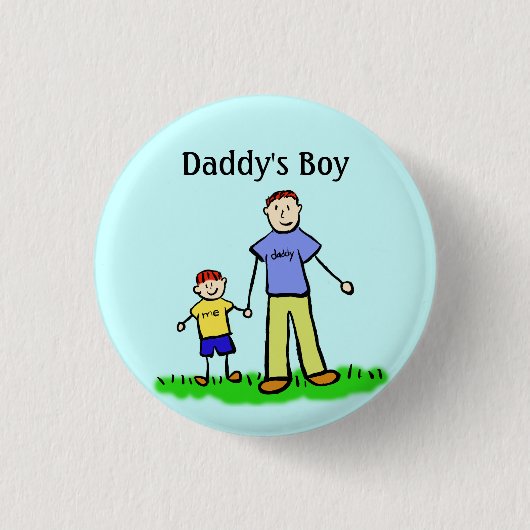 Buttonnen van het personage van de pappie Pin Cust Ronde Button 3,2 Cm (Voorkant)