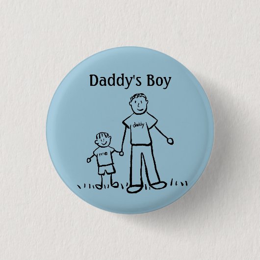 Buttonnen van het personage van de pappie Pin Cust Ronde Button 3,2 Cm (Voorkant)