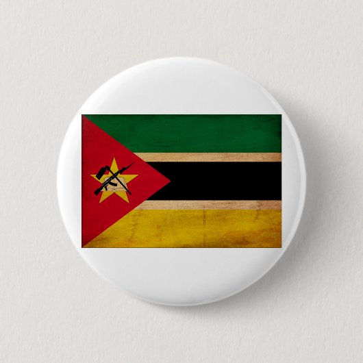 Buttonnen van Mozambique Ronde Button 5,7 Cm (Voorkant)