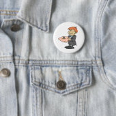 Buttonnen van Ring Bearer Wedding Party Ronde Button 5,7 Cm (In situ)