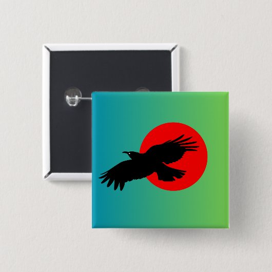 Buttonnen Vierkante Button 5,1 Cm (Voorkant /achterkant)