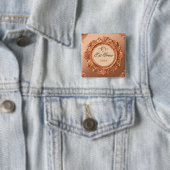 Buttonnen Vierkante Button 5,1 Cm (In situ)