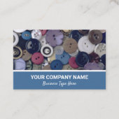 Buttonnen Visitekaartje naaigartels (Voorkant)