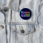 Buttonnen voor autistische activist (kleur) ronde button 5,7 cm (In situ)