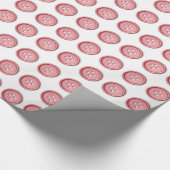 Buttonnen voor het schitteren van taarten cadeaupapier (Hoek)