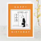 Buttonnen voor liften op Lottery H.Q. vouwbaar Wen Kaart (Gele Bloem)